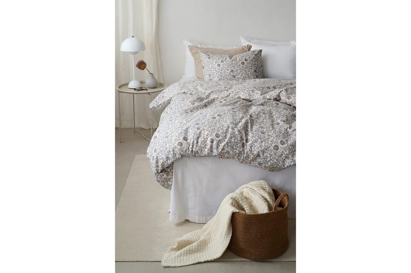 Pussilakanasetti Yhden hengen sänkyyn 2-osainen Botanique - Sininen - Kodintekstiilit & matot - Vuodevaatteet - Pussilakanasetti - Pussilakanasetti yhden hengen sänkyyn