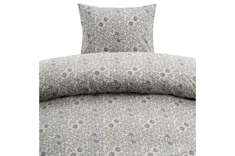 Pussilakanasetti Yhden hengen sänkyyn 2-osainen Botanique - Sininen - Kodintekstiilit & matot - Vuodevaatteet - Peitto
 - Tuplapeitto