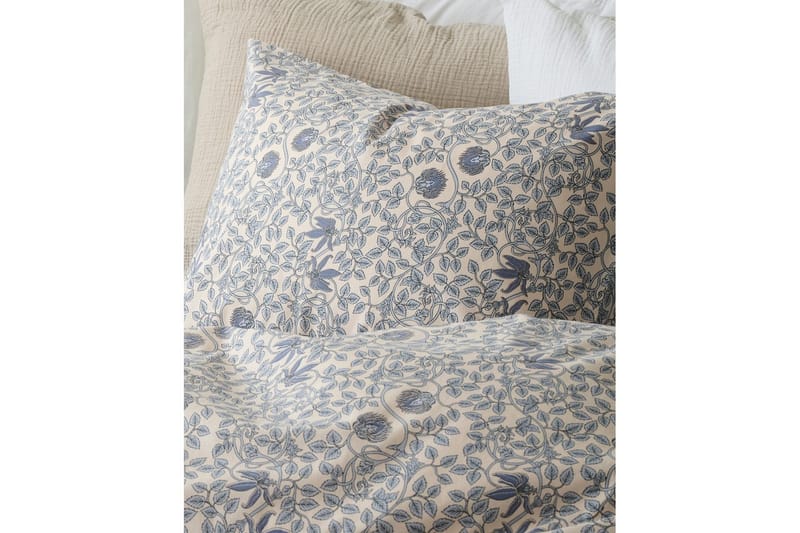 Pussilakanasetti Yhden hengen sänkyyn 2-osainen Botanique - Sininen - Kodintekstiilit & matot - Vuodevaatteet - Peitto
 - Tuplapeitto