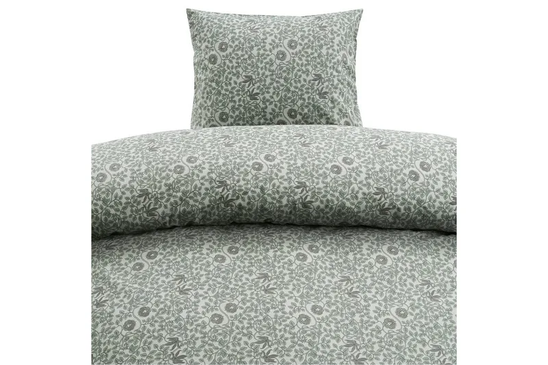 Pussilakanasetti Yhden hengen sänkyyn 2-osainen Botanique - Vihreä - Kodintekstiilit & matot - Vuodevaatteet - Peitto
 - Tuplapeitto