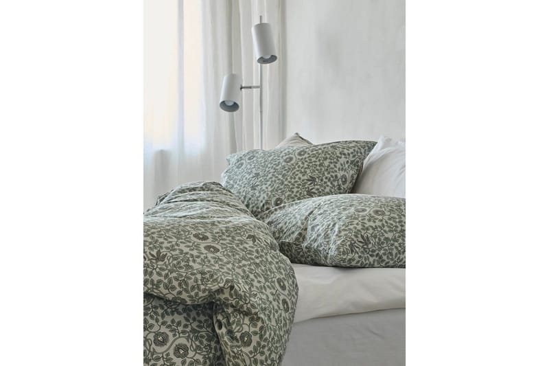 Pussilakanasetti Yhden hengen sänkyyn 2-osainen Botanique - Vihreä - Kodintekstiilit & matot - Vuodevaatteet - Pussilakanasetti - Pussilakanasetti yhden hengen sänkyyn