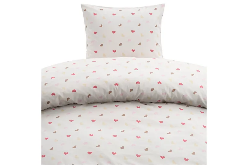 Pussilakanasetti Yhden hengen sänkyyn 2-osainen Hjärtrud, Beige