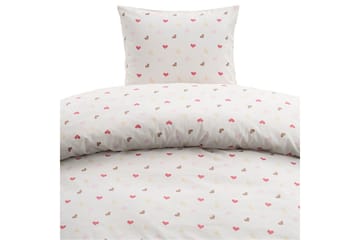 Pussilakanasetti Yhden hengen sänkyyn 2-osainen Hjärtrud