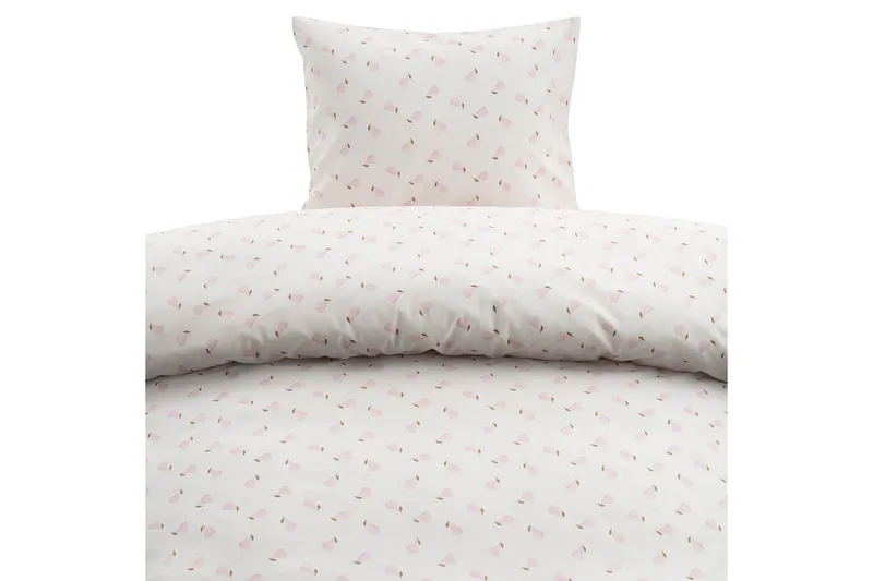 Pussilakanasetti Yhden hengen sänkyyn 2-osainen Päärynä Vaaleanpunainen, Vaaleanpunainen