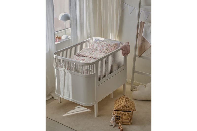 Pussilakanasetti pinnasänkyyn 2-osainen Floret Sand - Ruskea - Kodintekstiilit & matot - Vuodevaatteet - Pussilakanasetti - Pussilakanasetti yhden hengen sänkyyn