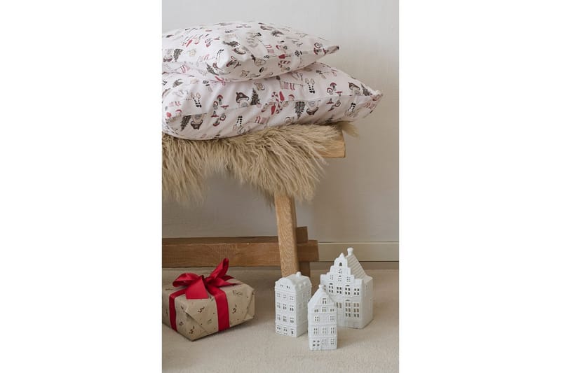 Pussilakanasetti Pinnasänkyyn 2-Osainen Fingal Joulu Valkoinen - Valkoinen - Kodintekstiilit & matot - Vuodevaatteet - Peitto
 - Tuplapeitto