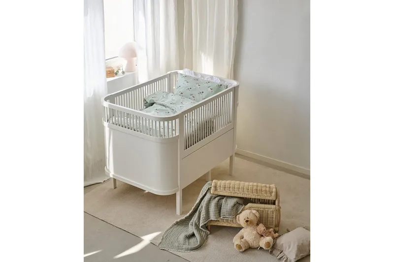 Pussilakanasetti Pinnasänkyyn 2-osainen Plingeling Vihreä - Vihreä - Kodintekstiilit & matot - Vuodevaatteet - Pussilakanasetti - Pussilakanasetti yhden hengen sänkyyn