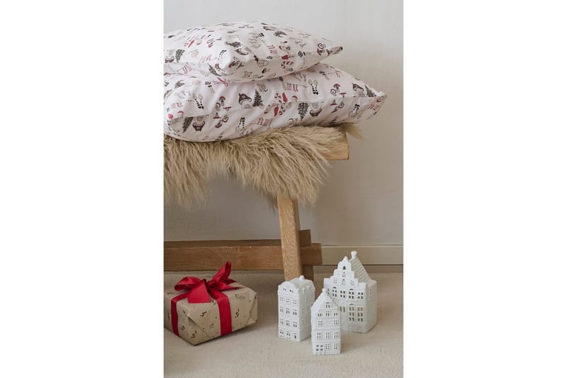 Pussilakanasetti Pinnasänkyyn 2-Osainen Fingal Joulu Valkoinen - Valkoinen - Kodintekstiilit & matot - Vuodevaatteet - Peitto
 - Tuplapeitto