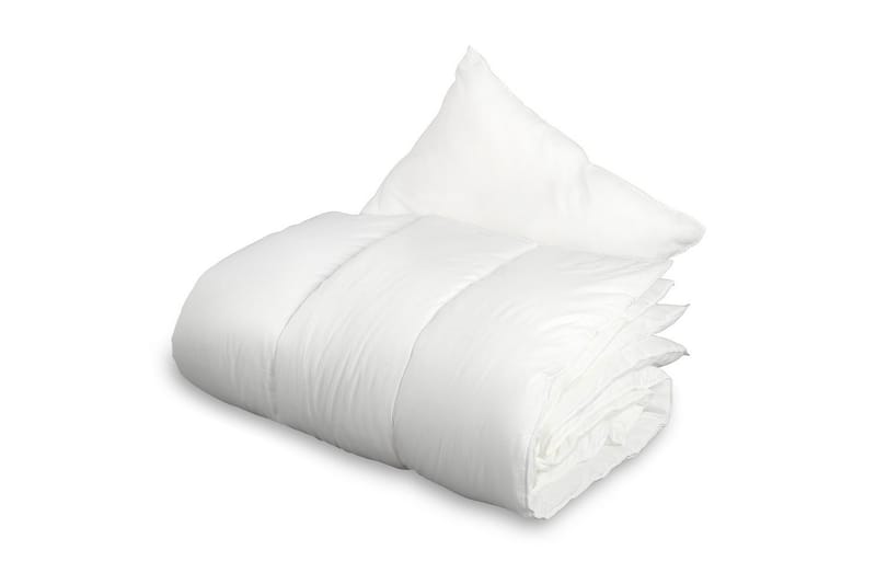 Peitto + Tyyny Aikuisten 150 x 200 cm + 50 x 60 cm Valkoinen, Borganäs