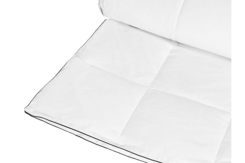 Peitto Puuvilla 220 x 240 cm NUPTSE - Valkoinen - Kodintekstiilit & matot - Vuodevaatteet - Peitto
 - Tuplapeitto