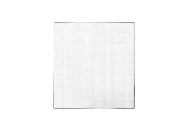Peitto Puuvilla 220 x 240 cm NUPTSE - Valkoinen - Kodintekstiilit & matot - Vuodevaatteet - Peitto
 - Tuplapeitto