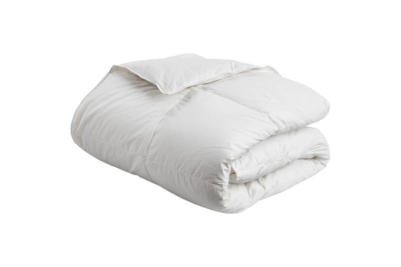 Untuvapeite 150 x 210 cm Keskilämmin 600 g - Valkoinen - Kodintekstiilit & matot - Vuodevaatteet - Peitto
 - Tuplapeitto