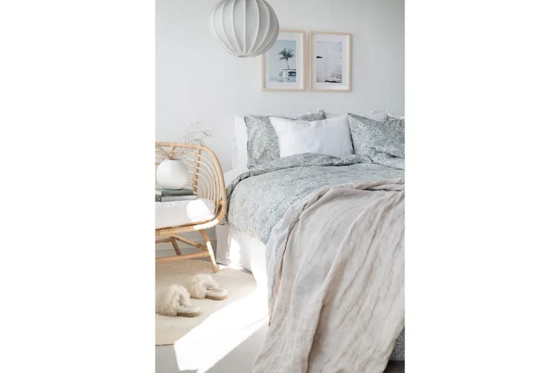 Pussilakanasetti Yhden hengen sänky 2-osainen Karhunvatukka - Vihreä - Kodintekstiilit & matot - Vuodevaatteet - Pussilakanasetti
 - Pussilakanasetti yhden hengen sänkyyn