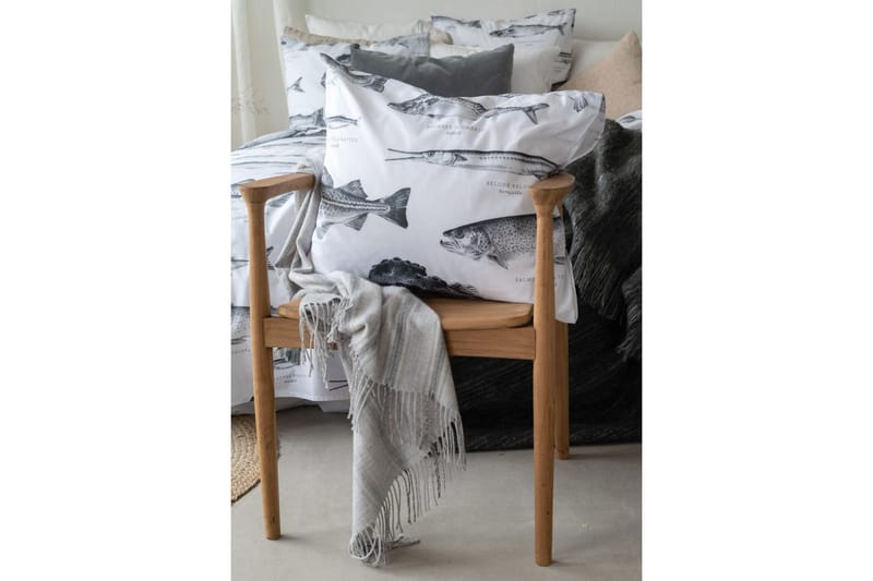 Pussilakanasetti Yhden hengen sänky 2-osainen Merikalat Valkoinen - Kodintekstiilit & matot - Vuodevaatteet - Pussilakanasetti
 - Pussilakanasetti yhden hengen sänkyyn