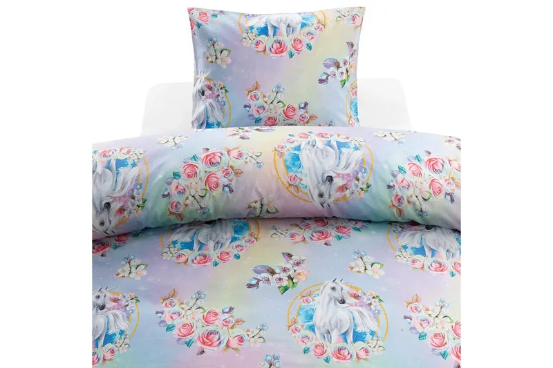 Pussilakanasetti Yhden hengen sänky 2-Osainen Spirit Rosa, undefined