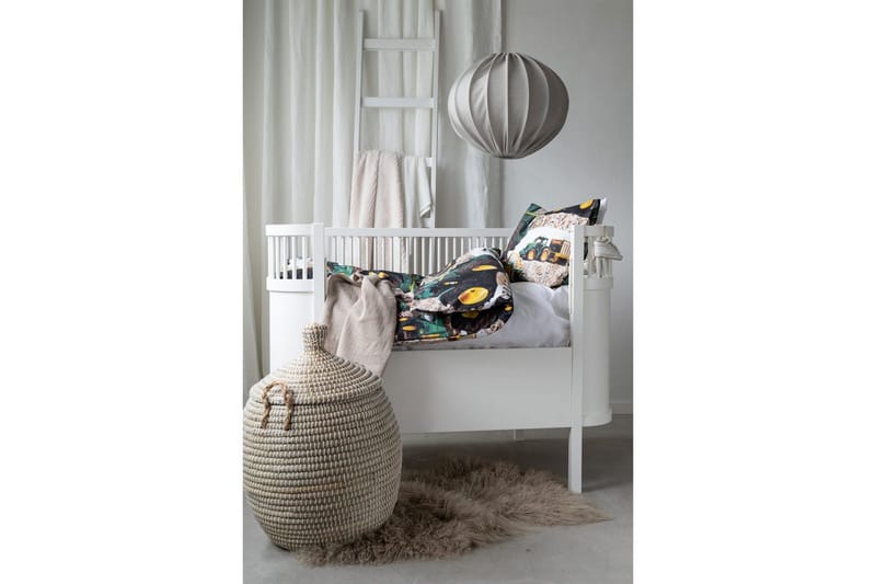 Pussilakanasetti Pinnasänkyyn 2-osainen Puintikone Vihreä - Kodintekstiilit & matot - Vuodevaatteet - Pussilakanasetti
 - Pussilakanasetti yhden hengen sänkyyn