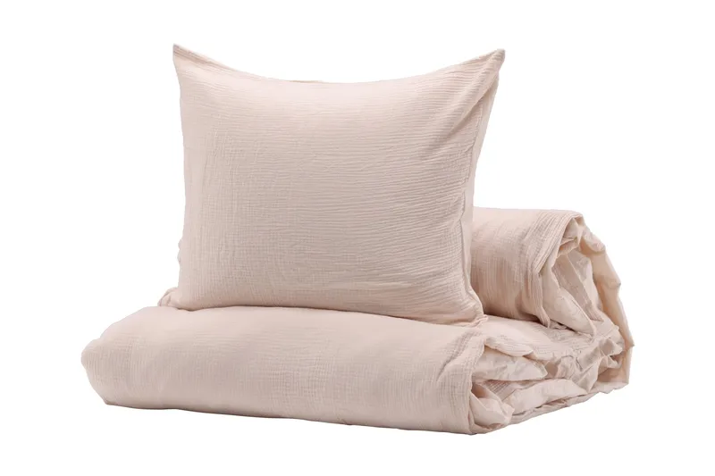 Mila Vuodevaatesetti - Vaaleanpunainen - Kodintekstiilit & matot - Vuodevaatteet - Pussilakanasetti
 - Pussilakanasetti yhden hengen sänkyyn