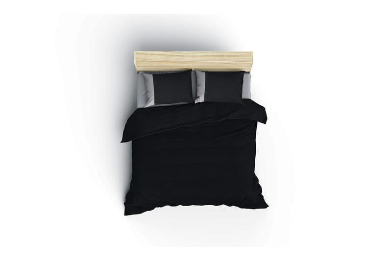 Pussilakanasetti Cotton Box Ranforce - Harmaa - Kodintekstiilit & matot - Vuodevaatteet