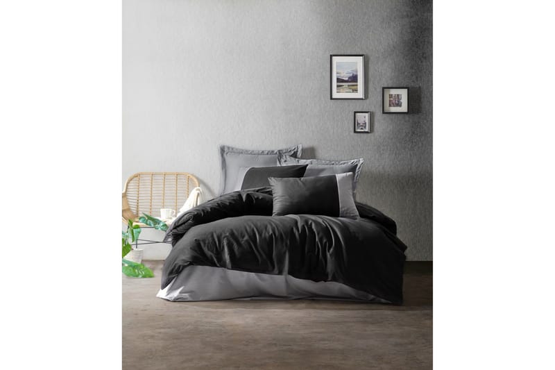 Pussilakanasetti Cotton Box Ranforce, Harmaa