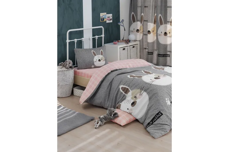 Pussilakanasetti Eponj Home, Harmaa