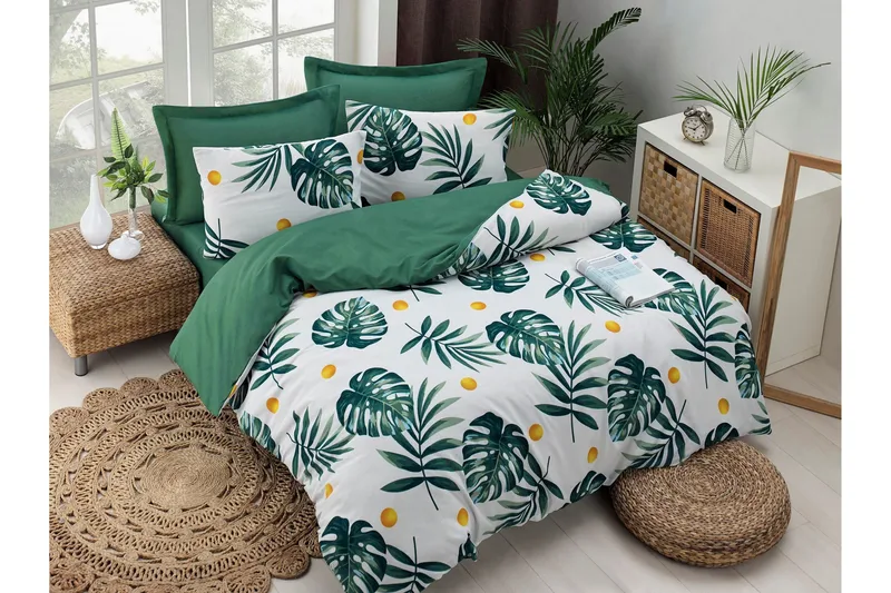 Pussilakanasetti Eponj Home, Vihreä