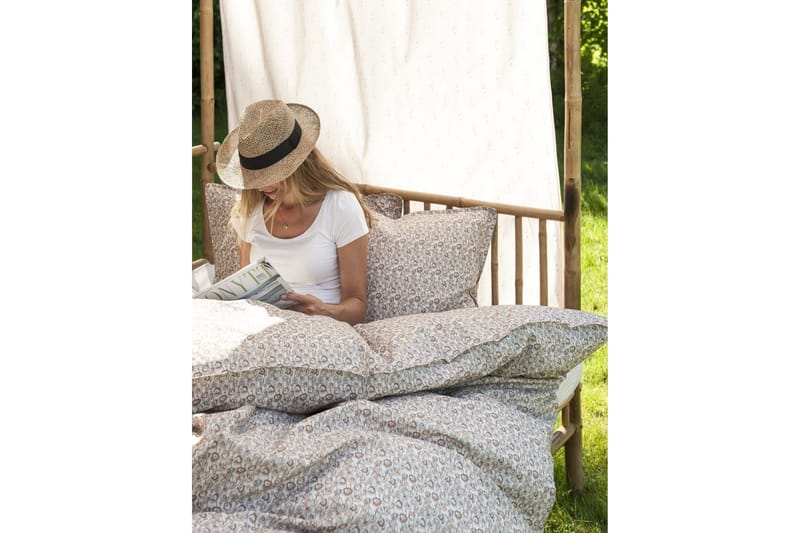 Pussilakanasetti Faye 220x230 cm Satiini Dusty Oranssi - Borås Cotton - Kodintekstiilit & matot - Vuodevaatteet