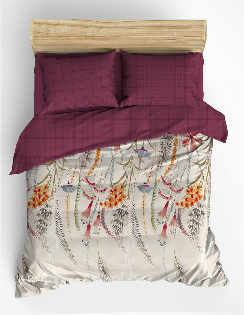 Omvyn vuodevaatesetti 240x220 cm - Kodintekstiilit & matot - Vuodevaatteet - Pussilakanasetti - Pussilakanasetti parisänkyyn