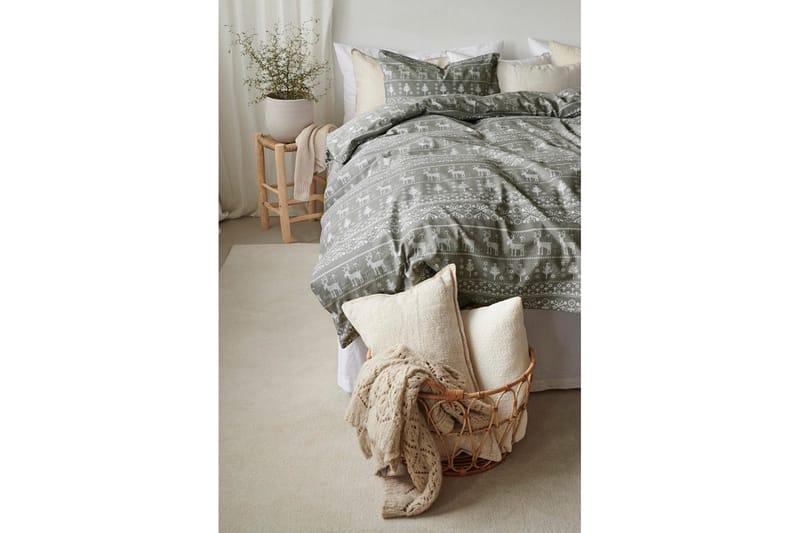 Pussilakana 2-osainen setti Walle Vihreä - Kodintekstiilit & matot - Vuodevaatteet - Peitto
 - Tuplapeitto