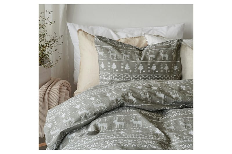 Pussilakana 2-osainen setti Walle Vihreä - Kodintekstiilit & matot - Vuodevaatteet - Peitto
 - Tuplapeitto