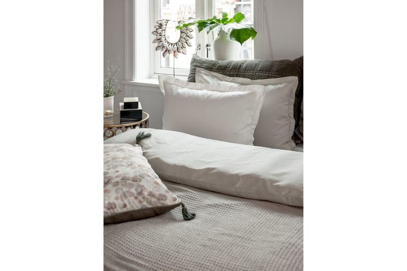 Pussilakanasetti Grand 220x230 cm Hiekka/Satiini - Kodintekstiilit & matot - Vuodevaatteet - Pussilakanasetti - Pussilakanasetti parisänkyyn