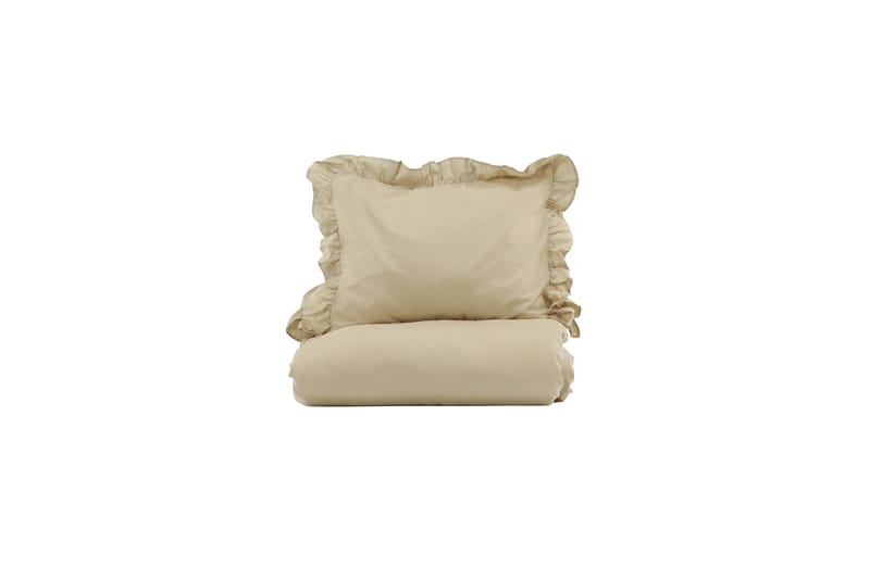 Pussilakanasetti Levi 2-os 150x200/50x60 cm - Beige - Kodintekstiilit & matot - Vuodevaatteet - Pussilakanasetti
 - Pussilakanasetti parisänkyyn