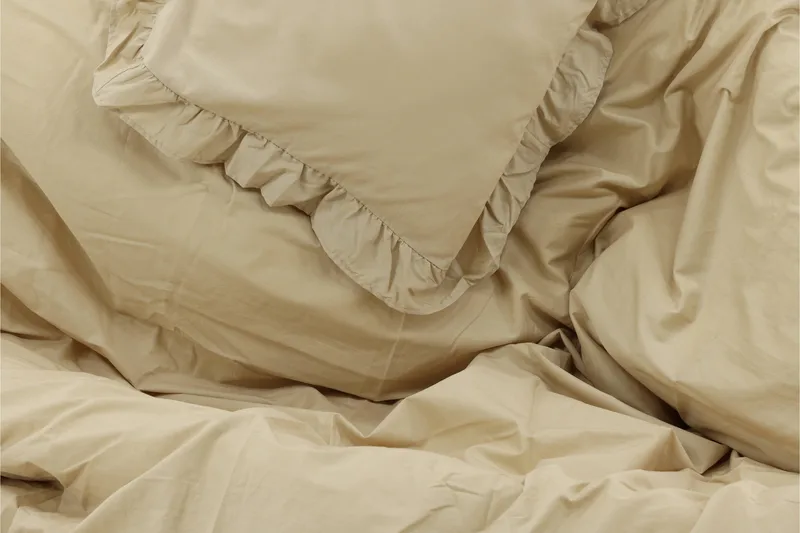 Pussilakanasetti Levi 2-os 220x240/50x60 cm - Beige - Kodintekstiilit & matot - Vuodevaatteet - Pussilakanasetti - Pussilakanasetti parisänkyyn