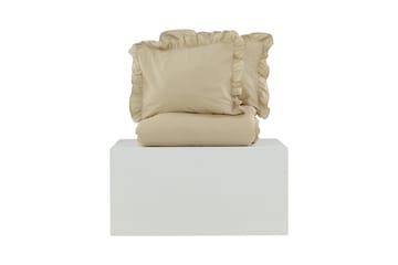 Pussilakanasetti Levi 2-os 220x240/50x60 cm - Beige - Kodintekstiilit & matot - Vuodevaatteet - Pussilakanasetti
 - Pussilakanasetti parisänkyyn