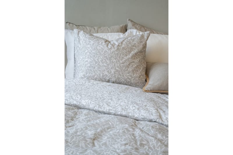 Pussilakanasetti Yhden hengen sänky 2-osainen Puutarha - Greige - Kodintekstiilit & matot - Vuodevaatteet - Pussilakanasetti
 - Pussilakanasetti parisänkyyn