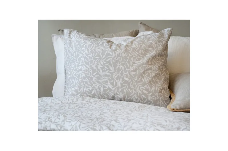 Pussilakanasetti Yhden hengen sänky 2-osainen Puutarha - Greige - Kodintekstiilit & matot - Vuodevaatteet - Pussilakanasetti - Pussilakanasetti parisänkyyn