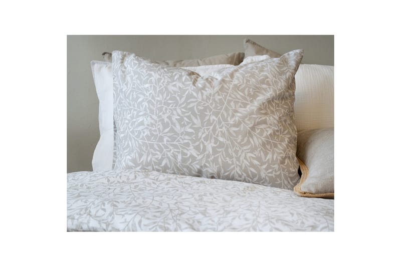 Pussilakanasetti Yhden hengen sänky 2-osainen Puutarha - Greige - Kodintekstiilit & matot - Vuodevaatteet - Pussilakanasetti - Pussilakanasetti parisänkyyn