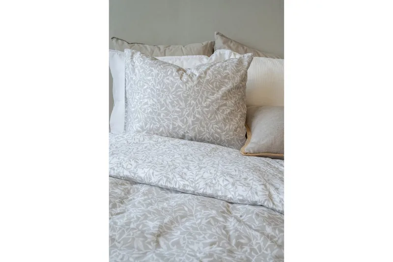 Pussilakanasetti Yhden hengen sänky 2-osainen Puutarha - Greige - Kodintekstiilit & matot - Vuodevaatteet - Pussilakanasetti - Pussilakanasetti parisänkyyn