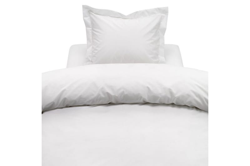 Pussilakanasetti Yhden hengen sänky 2-Osainen Egyptiläinen Puuvilla Valkoinen, undefined