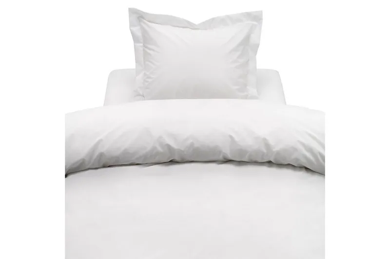 Pussilakanasetti Yhden hengen sänky 2-Osainen Egyptiläinen Puuvilla Valkoinen, undefined