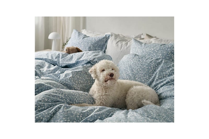 Pussilakanasetti Yhden hengen sänky 2-osainen Hedda - Sininen - Kodintekstiilit & matot - Vuodevaatteet - Pussilakanasetti
 - Pussilakanasetti parisänkyyn