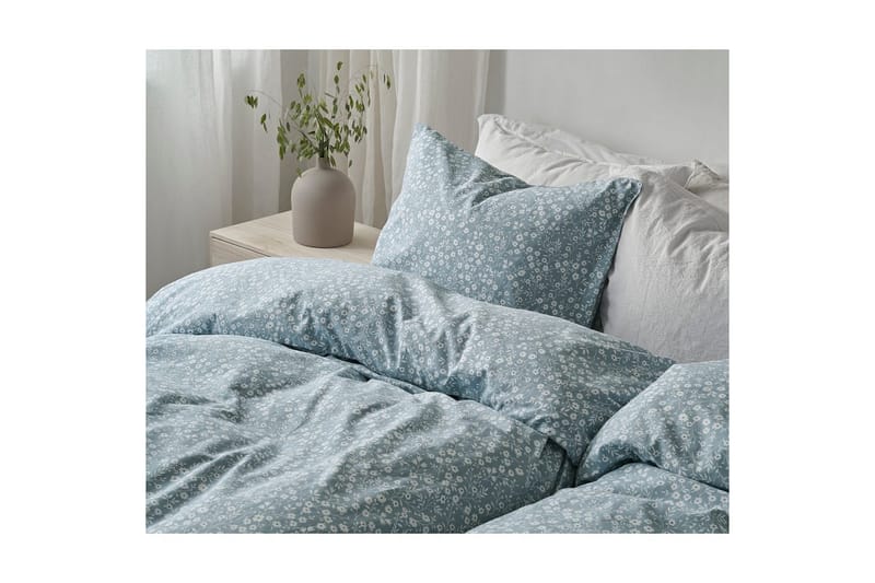 Pussilakanasetti Yhden hengen sänky 2-osainen Hedda - Sininen - Kodintekstiilit & matot - Vuodevaatteet - Pussilakanasetti
 - Pussilakanasetti parisänkyyn