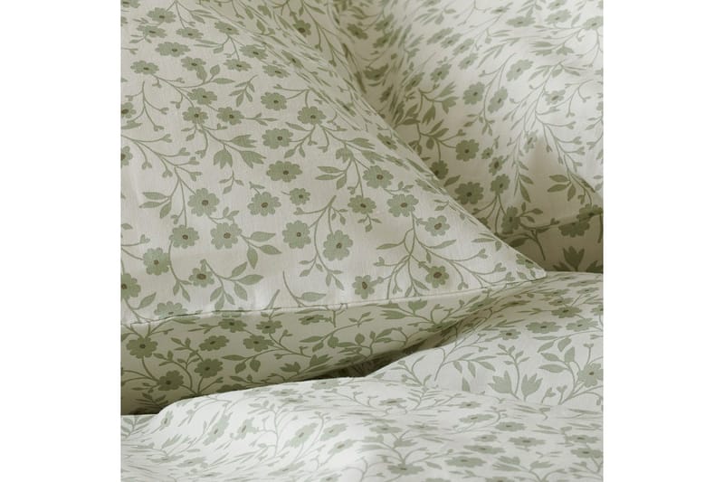 Pussilakanasetti Yhden hengen sänky 2-osainen Hedda - Vihreä - Kodintekstiilit & matot - Vuodevaatteet - Pussilakanasetti - Pussilakanasetti paris änkyyn