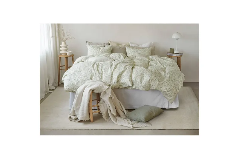 Pussilakanasetti Yhden hengen sänky 2-osainen Hedda - Vihreä - Kodintekstiilit & matot - Vuodevaatteet - Pussilakanasetti
 - Pussilakanasetti parisänkyyn