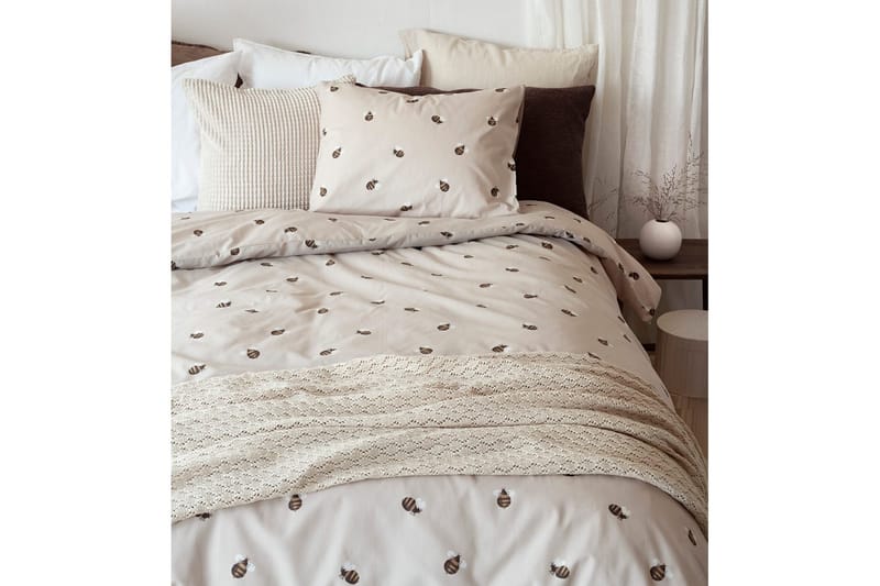 Pussilakanasetti Yhden hengen sänky 2-osainen Humla Santapaperi - Kodintekstiilit & matot - Vuodevaatteet - Pussilakanasetti - Pussilakanasetti parisänkyyn