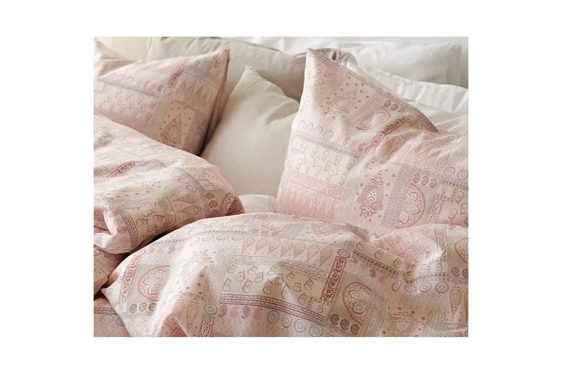 Pussilakanasetti Yhden hengen sänky 2-osainen Jasmiini Persikka - Kodintekstiilit & matot - Vuodevaatteet - Peitto
 - Tuplapeitto