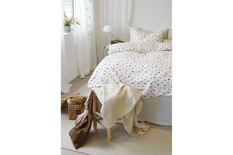 Pussilakanasetti Yhden hengen sänky 2-osainen John Beige - Kodintekstiilit & matot - Vuodevaatteet - Peitto
 - Tuplapeitto