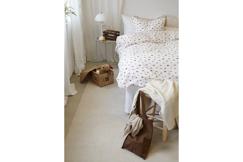 Pussilakanasetti Yhden hengen sänky 2-osainen John Beige - Kodintekstiilit & matot - Vuodevaatteet - Pussilakanasetti - Pussilakanasetti parisänkyyn