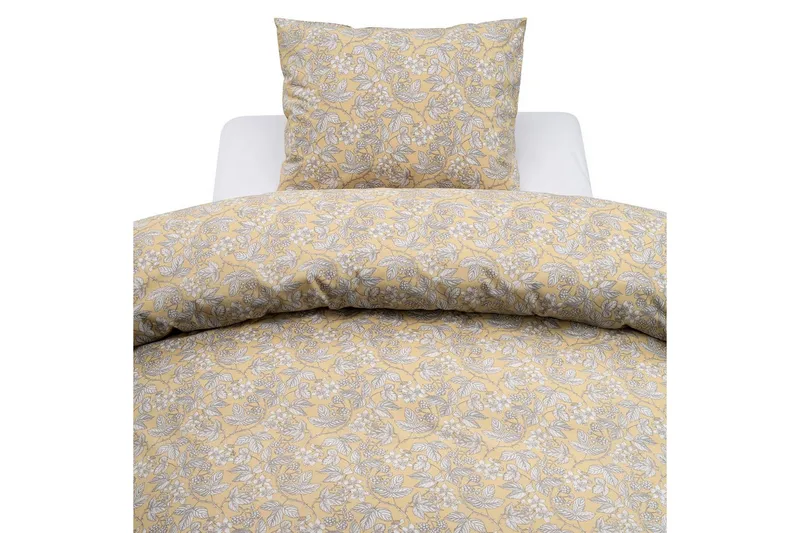 Pussilakanasetti Yhden hengen sänky 2-osainen Karhunvatukka, Keltainen