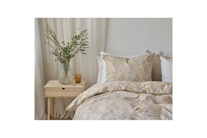 Pussilakanasetti Yhden hengen sänky 2-osainen Karhunvatukka - Keltainen - Kodintekstiilit & matot - Vuodevaatteet - Pussilakanasetti
 - Pussilakanasetti parisänkyyn