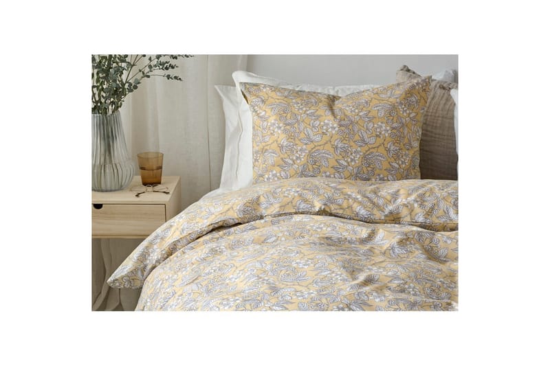 Pussilakanasetti Yhden hengen sänky 2-osainen Karhunvatukka - Keltainen - Kodintekstiilit & matot - Vuodevaatteet - Pussilakanasetti
 - Pussilakanasetti parisänkyyn